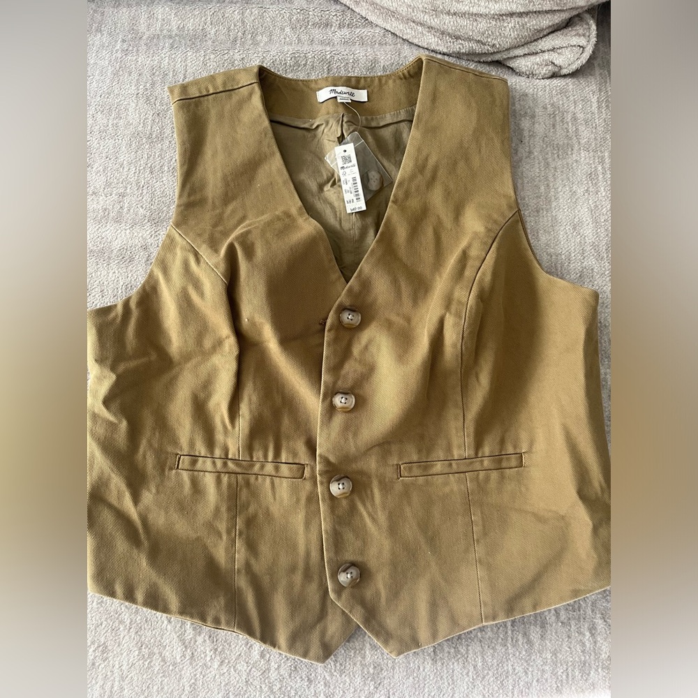 Madewell chino vest